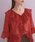 シアーフリルブラウス
