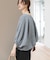 リネンドロストドルマンブラウス