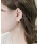 ステンレスアシンメトリーパールピアス