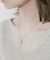 シェルモチーフチャームネックレス