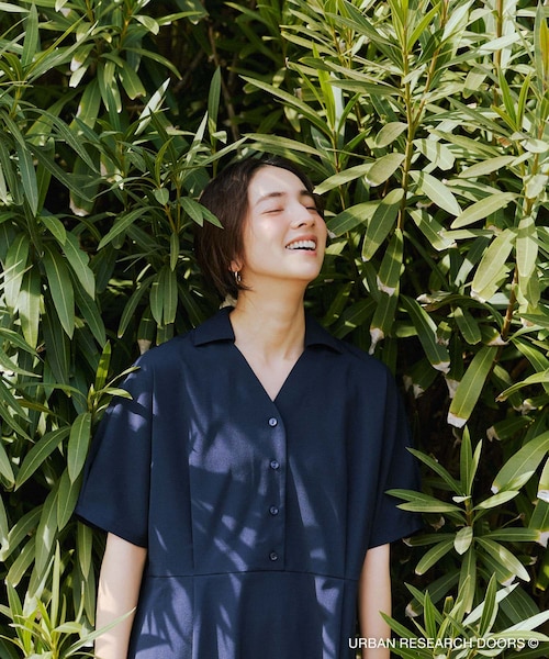 仁村紗和さん着用』『UR TECH』完声／涼ドルマン半袖ワンピース