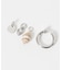 シェルモチーフマルチWAYフープイヤリング