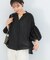 『WEB限定』コットンボイルバルーンスリーブブラウス
