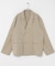 『イージーケア／速乾』リネンライクダブルテーラードジャケット