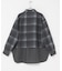 シアーチェックレイヤードシャツ
