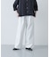 ホワイトデニムワイドパンツ