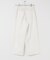 ホワイトデニムワイドパンツ