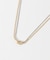 コンビチェーンノットレイヤードネックレス