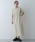 『洗濯可』フォルムニットワンピース