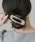 マーブルヘアクリップ