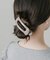マーブルヘアクリップ