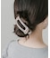 マーブルヘアクリップ