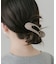 マーブルヘアクリップ