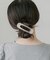 マーブルヘアクリップ