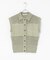 スリーブレスニットシャツ