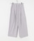 ギンガムタックワイドパンツ