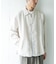 シルケットリネン シャツジャケット