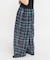 シアーチェックWIDEパンツ