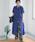 リネン半袖シャツワンピース