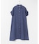 リネン半袖シャツワンピース