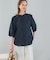 『WEB／一部店舗限定』UVカットウォッシャブルリネン混シャツ ブラウス