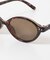 オーバルスリムサングラス