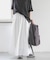 FORK&SPOON　ナイロンギャザースカート
