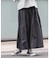 FORK&SPOON　ナイロンギャザースカート