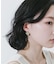 スクエアシェルイヤリング