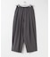 mizuiro-ind　WIDE TUCK PANTS