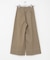 コットンツイルワイドパンツ