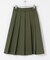 Scye　TAFFETAPLEATEATED SKIRT