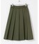 Scye　TAFFETAPLEATEATED SKIRT