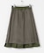 Scye　TAFFETAPLEATEATED SKIRT