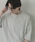 『別注』Healthknit×SENSE OF PLACE　ヘンリーネックTシャツ