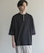 『別注』Healthknit×SENSE OF PLACE　ヘンリーネックTシャツ