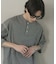 『別注』Healthknit×SENSE OF PLACE　ヘンリーネックTシャツ