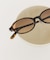 オーバルフレームサングラス