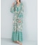sara mallika　PAISLEY FLOWER PRINT DRESS