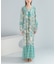sara mallika　PAISLEY FLOWER PRINT DRESS
