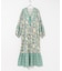 sara mallika　PAISLEY FLOWER PRINT DRESS