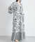 sara mallika　PAISLEY FLOWER PRINT DRESS