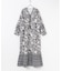 sara mallika　PAISLEY FLOWER PRINT DRESS