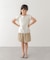 『150サイズあり』変形ワッフルノースリーブプルオーバー(KIDS)