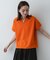 キーネックミラノリブTシャツ