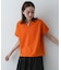 キーネックミラノリブTシャツ
