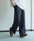『速乾』ドライタッチ2タックワイドパンツ
