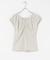 ギャザーネックカットトップ