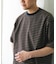 プレーティングマルチボーダーTシャツ