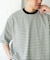 プレーティングマルチボーダーTシャツ